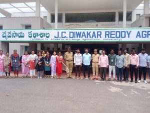 JCDRAC NSS Unit (04-07-2024) organised ” Anti drugs awareness program ” for all NSS Volunteers in the college. In this connection, Mr. K. V. S Phanindra sir, Inspector,Special Enforcement Bureau, Tadipatri, Dr. M. L.N. Reddy sir, Associate Dean, ,NSS PO, i/c OSA and other faculty members were participated.