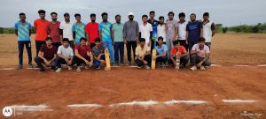 Conducting Cricket onthe account of National sports day (1)