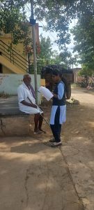 Data collection by 1st yr students regarding characteristics of rural society, visited somanpalli village on 31072024 (3)