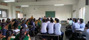 Students attending Anti Ragging awareness programme