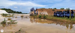 visited Hampapuram watershed project for first year students (1)