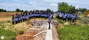 visited Hampapuram watershed project for first year students (9)