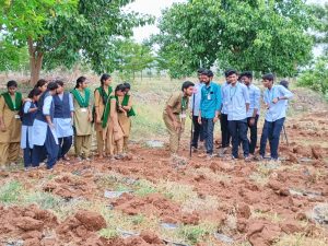 Micro Irrigation and Mechanisation Field practical classes for First year students (2)