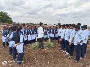 Micro Irrigation and Mechanisation Field practical classes for First year students (3)