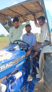 Tractor driving classes for second year students. (1)