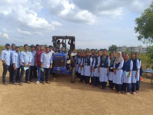 Tractor driving classes for second year students. (2)