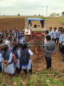 Tractor driving classes for second year students. (4)