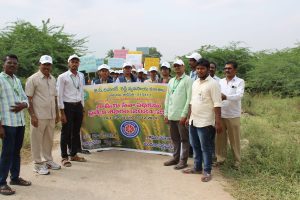 Swatch Bharath campaign rally and cleaned premises of Pasaluru Secreteriat, PHC, RBK and ZP High School, Garladinne. (11)