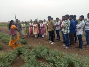 visit to RARS Nandyal, regarding the practical exposure visit to third year Agri students as part of course crop improvement. (3)