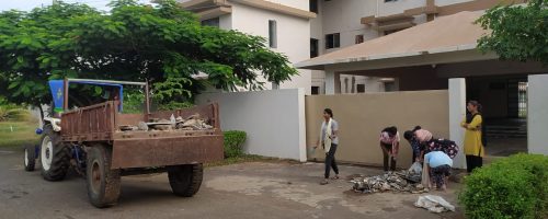 NSS Regular activity for First year students, in this program cleaned the premises of Hostels, Kitchen Garden, Agro meteorology, Oraganic Agronomy field. (1)